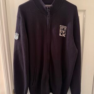 Super Bowl LX Black Staff Sweater